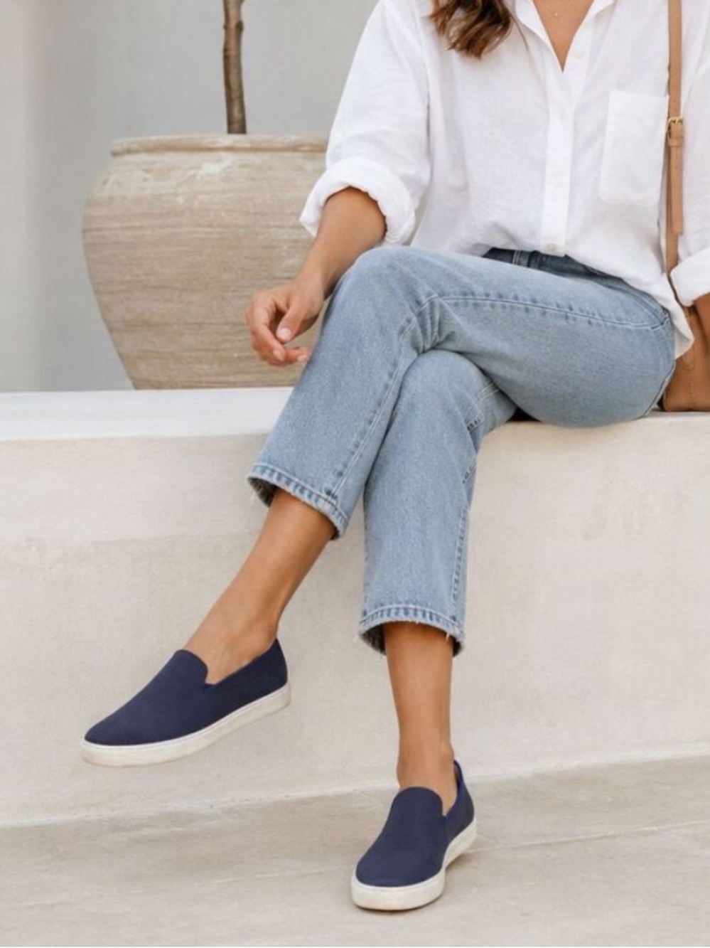 ROTHY’S Navy Slip-On Sneaker